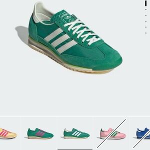 adidas SL OG 72 Green, White, Lime NWT 9.5